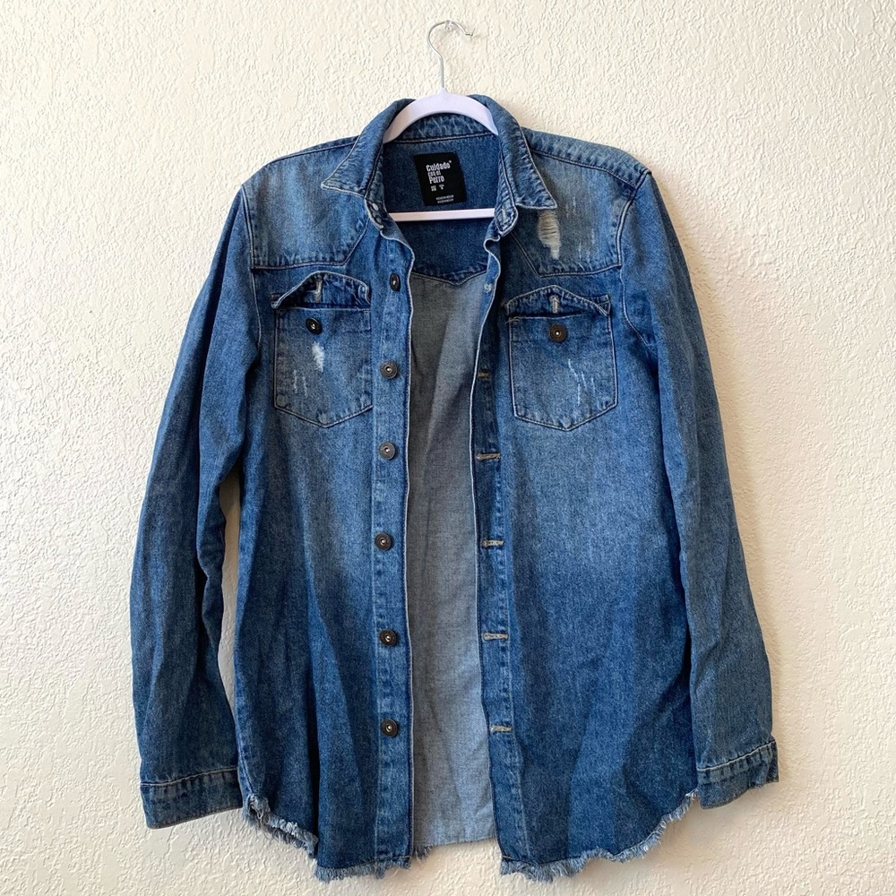 CUIDADO CON EL PERRO Men’s Denim Jacket